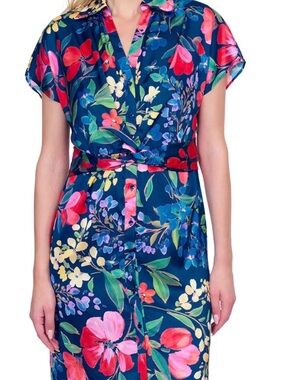 Stunning Gottex Garden Dream Dress Cover Up Medium